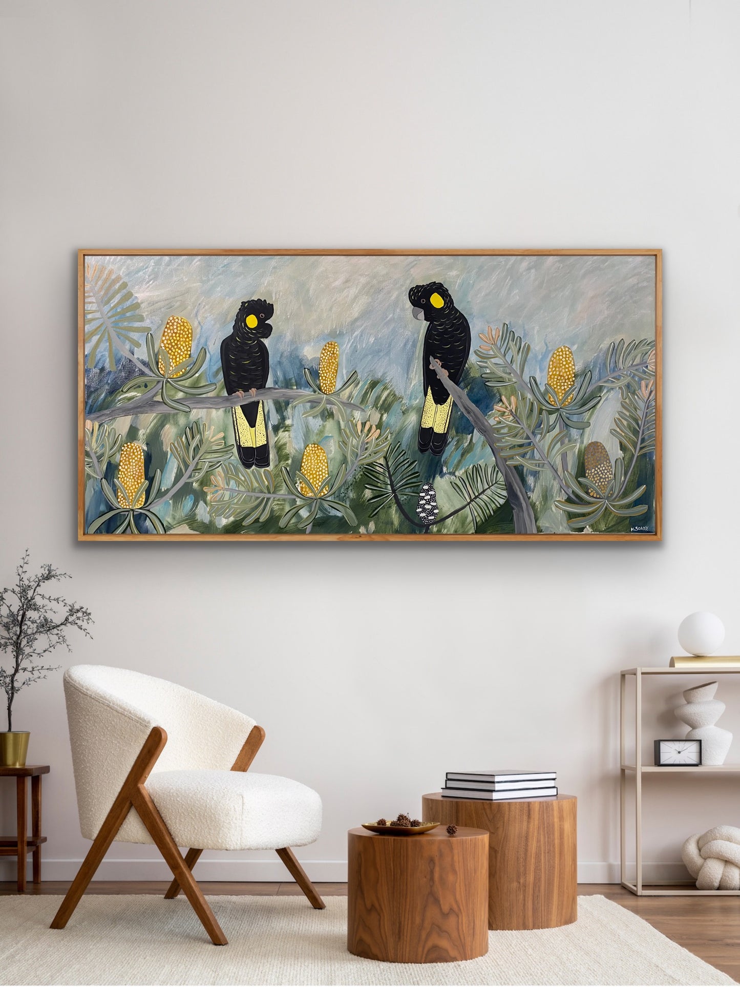 Autumn Black Cockatoos #5