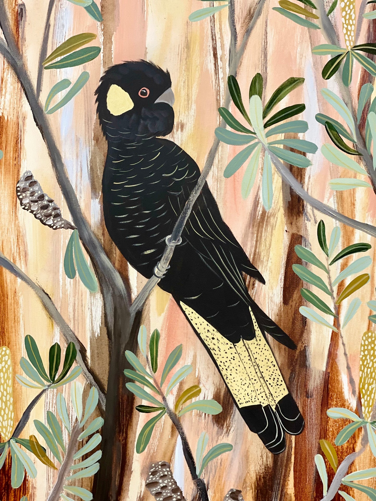 Black Cockatoos at dusk #3