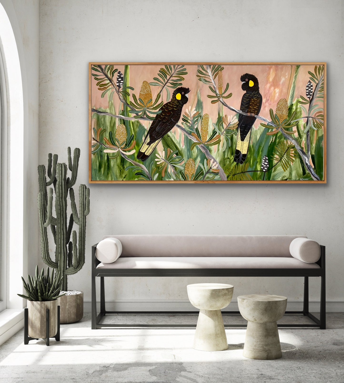 Black Cockatoos at Golden Hour #2