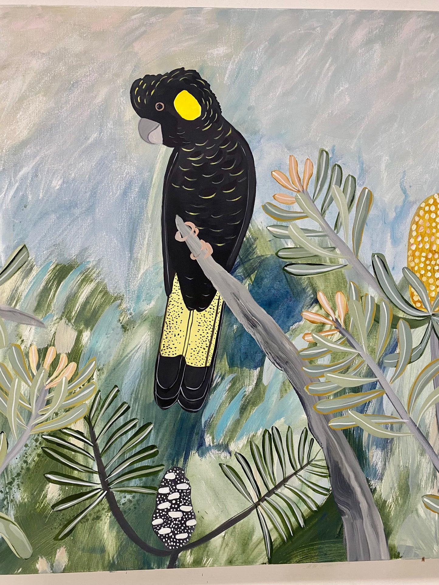 Autumn Black Cockatoos #5