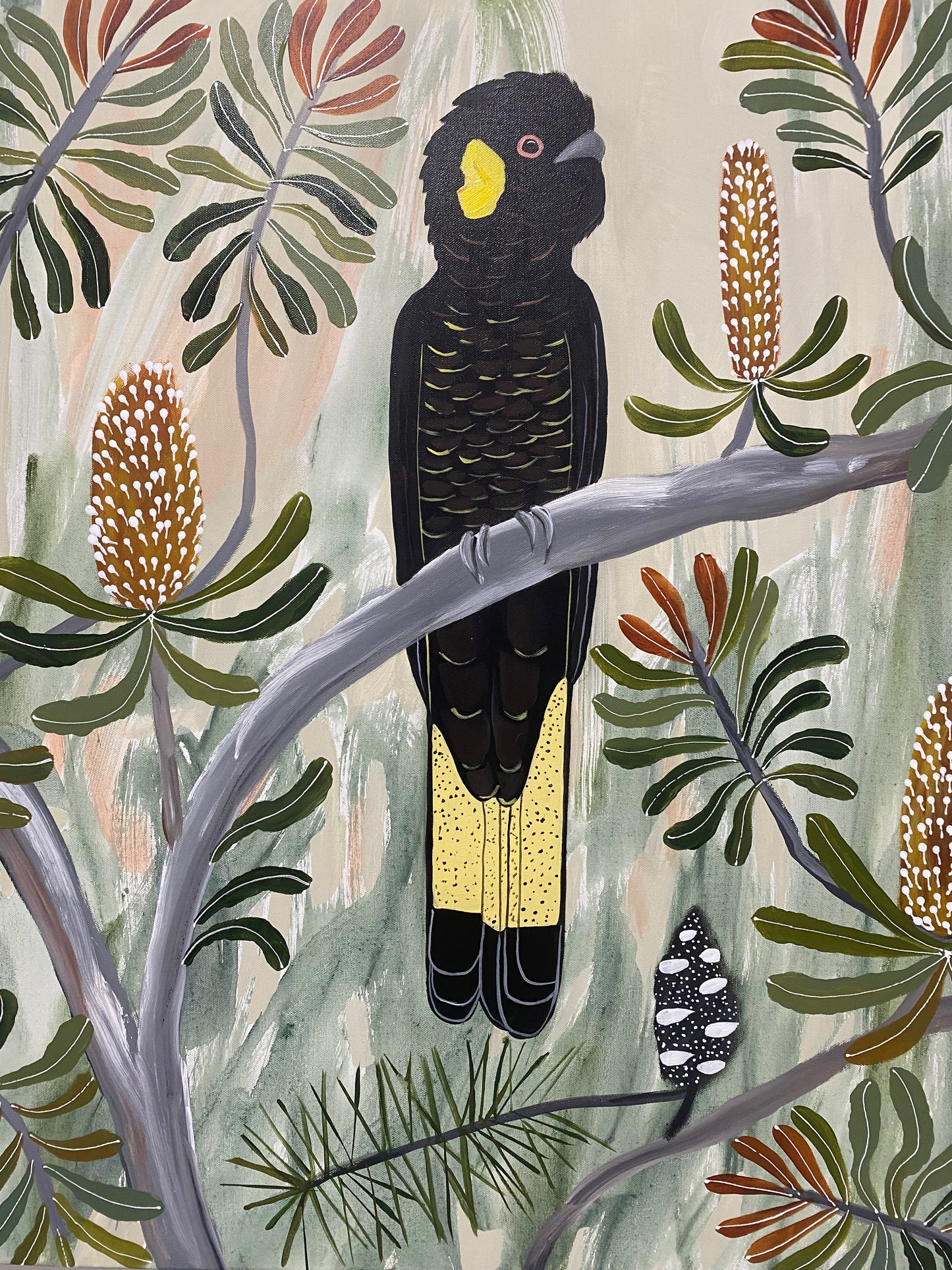 Autumn Black Cockatoos #7