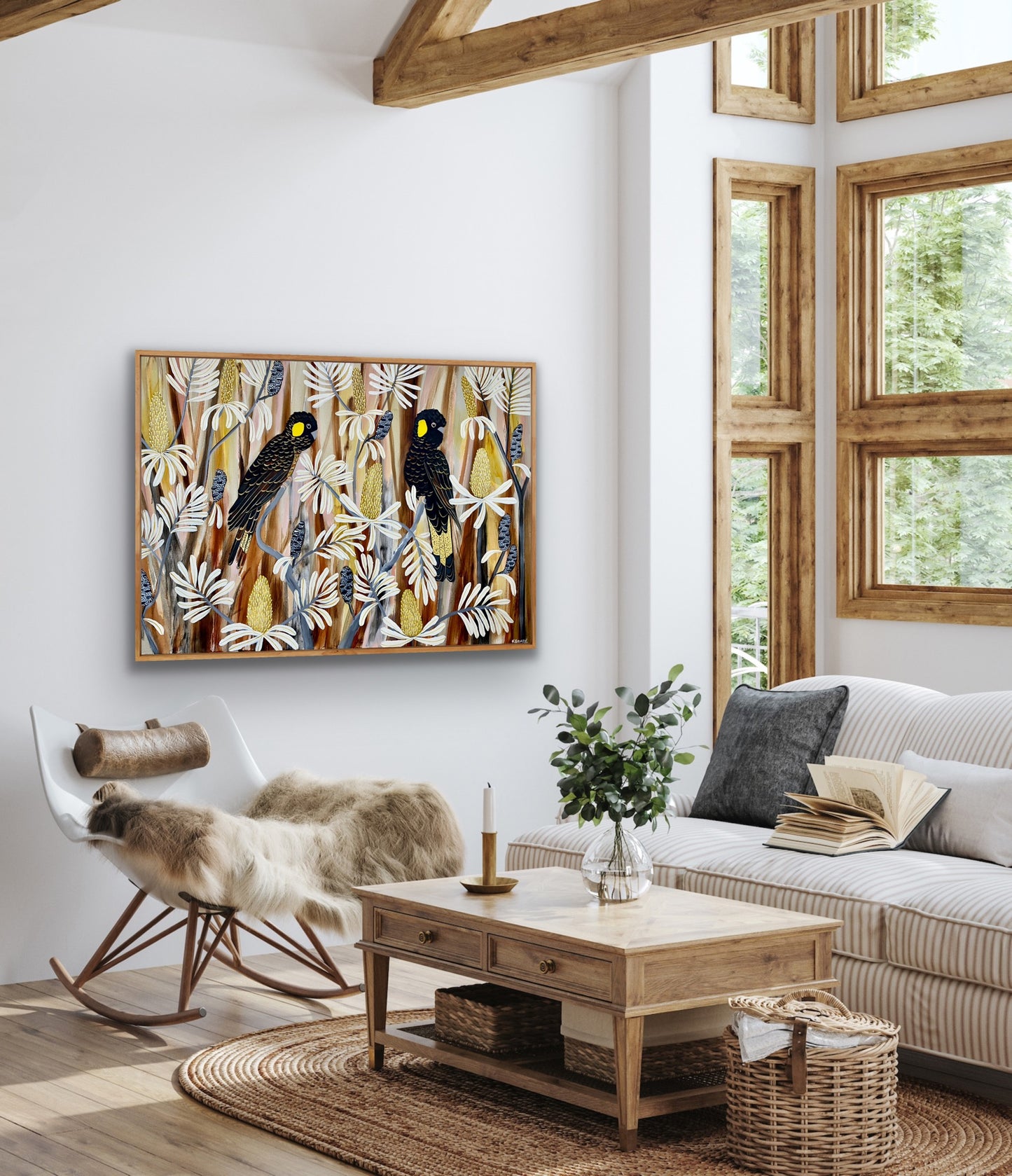 Black Cockatoos at Dusk #7