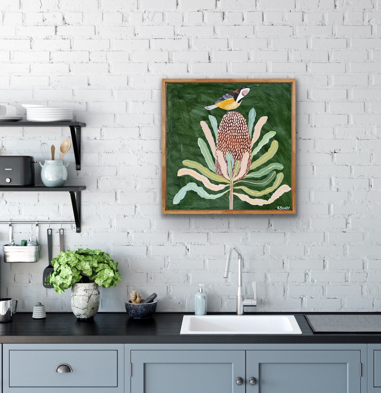 Banksia and Spinebill