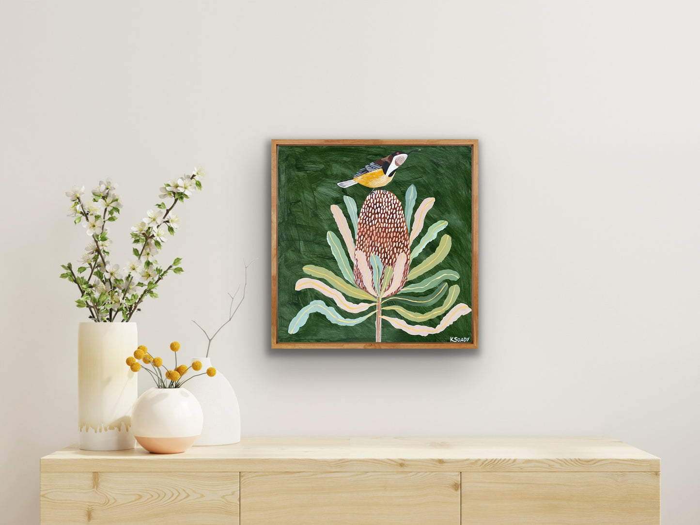 Banksia and Spinebill