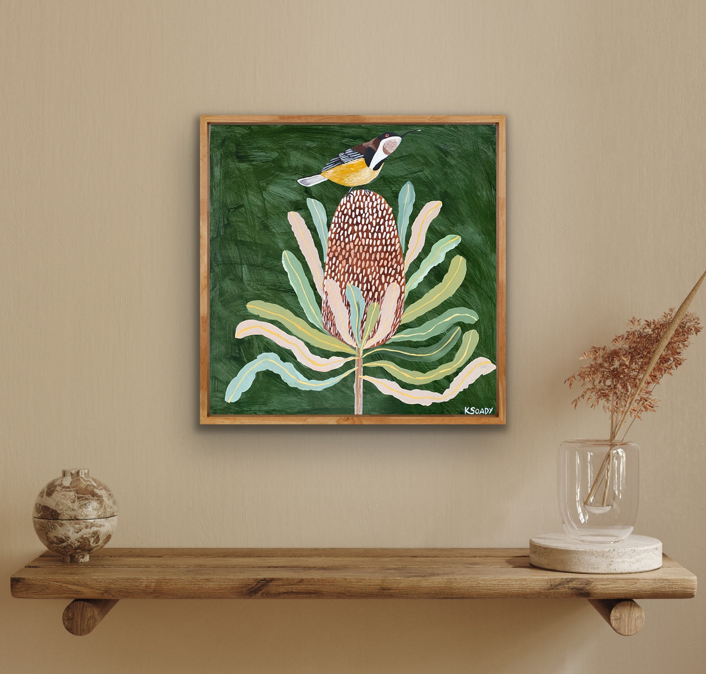 Banksia and Spinebill