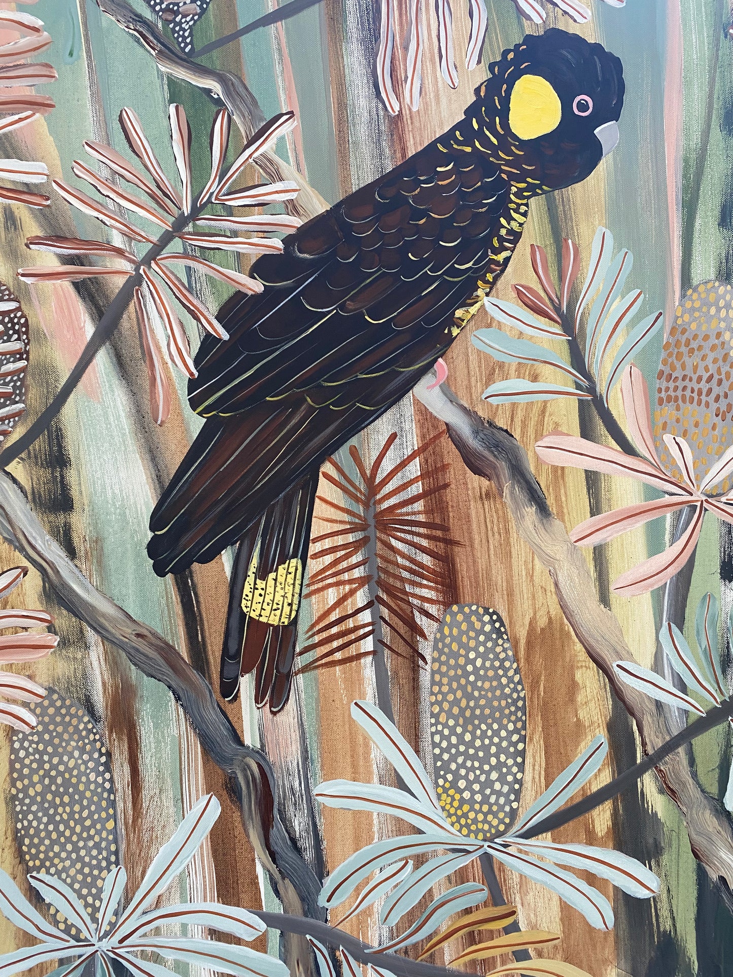 Autumn Black Cockatoos Commission