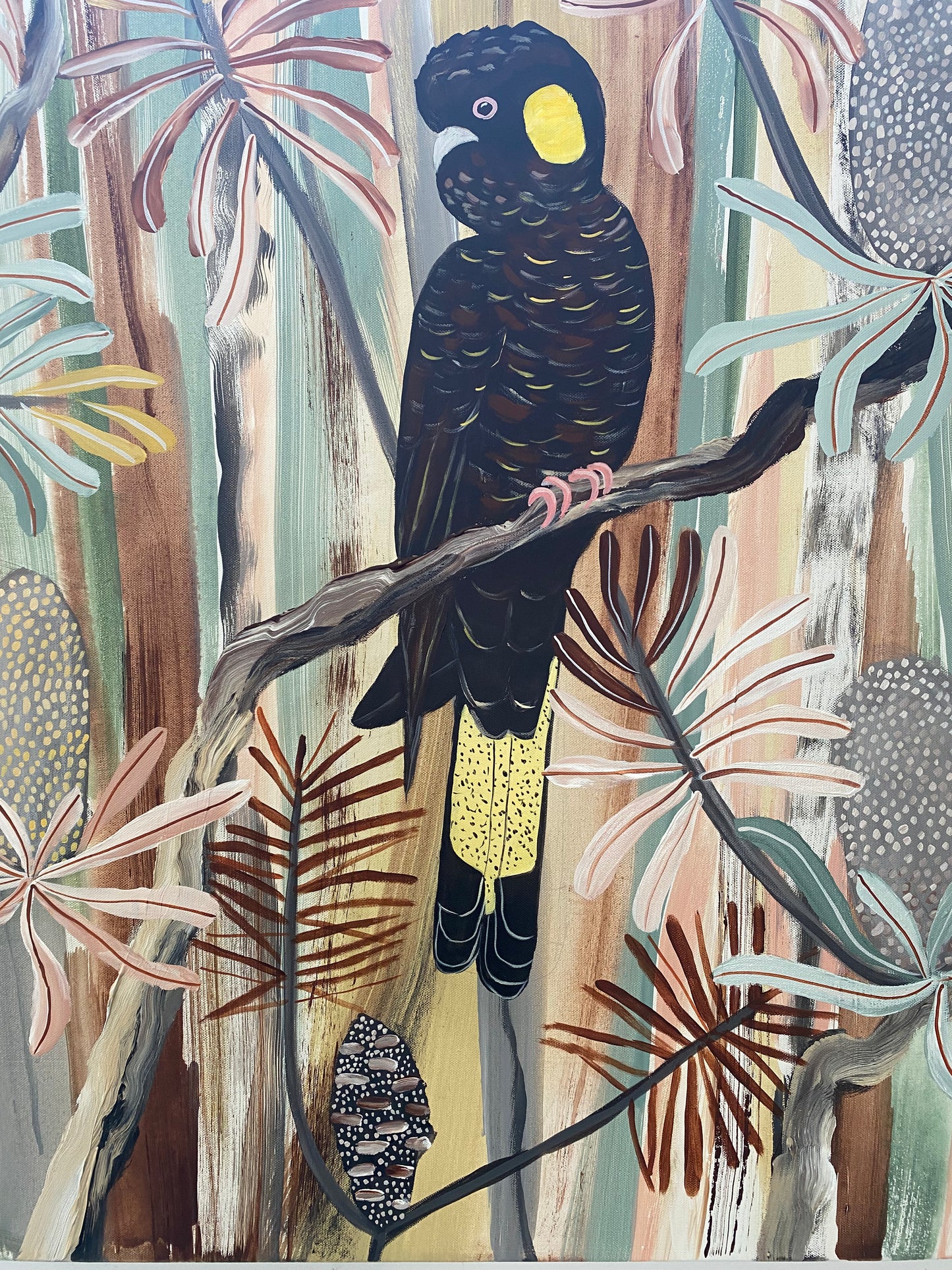 Autumn Black Cockatoos Commission