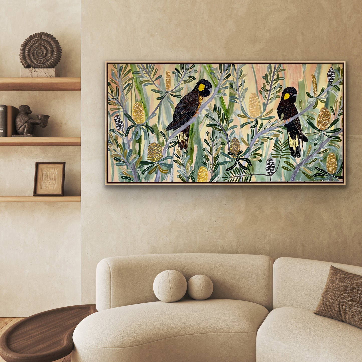 Autumn Black Cockatoos #2