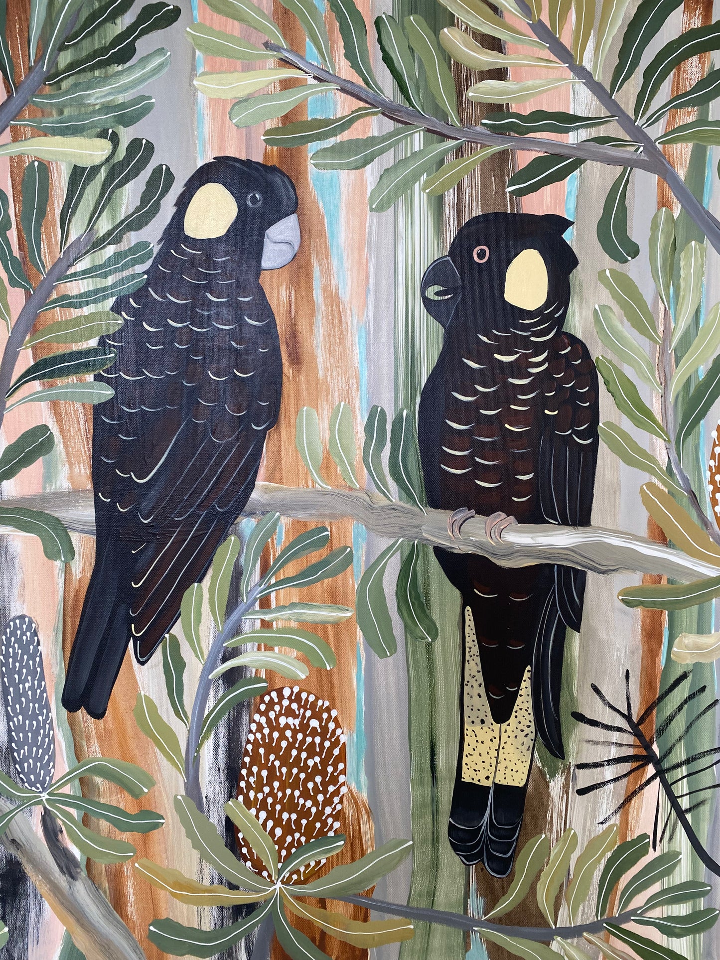 Black Cockatoos in Late Summer #2