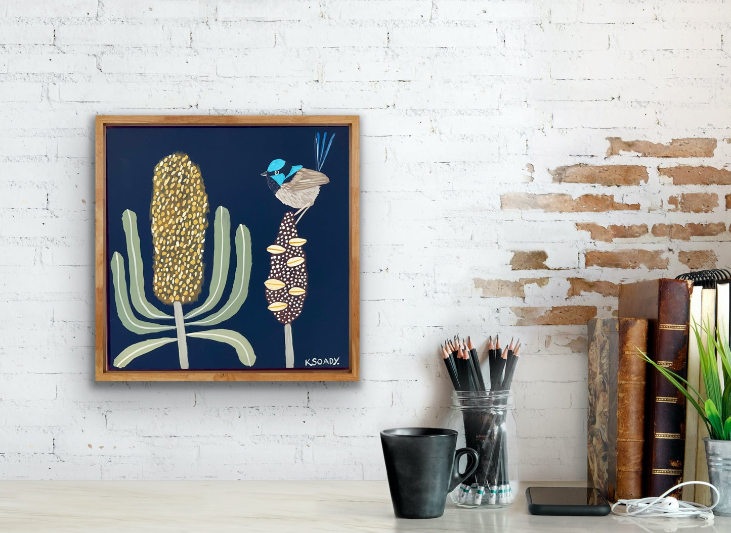 Banksia Nocturne and Fairy Wren #2