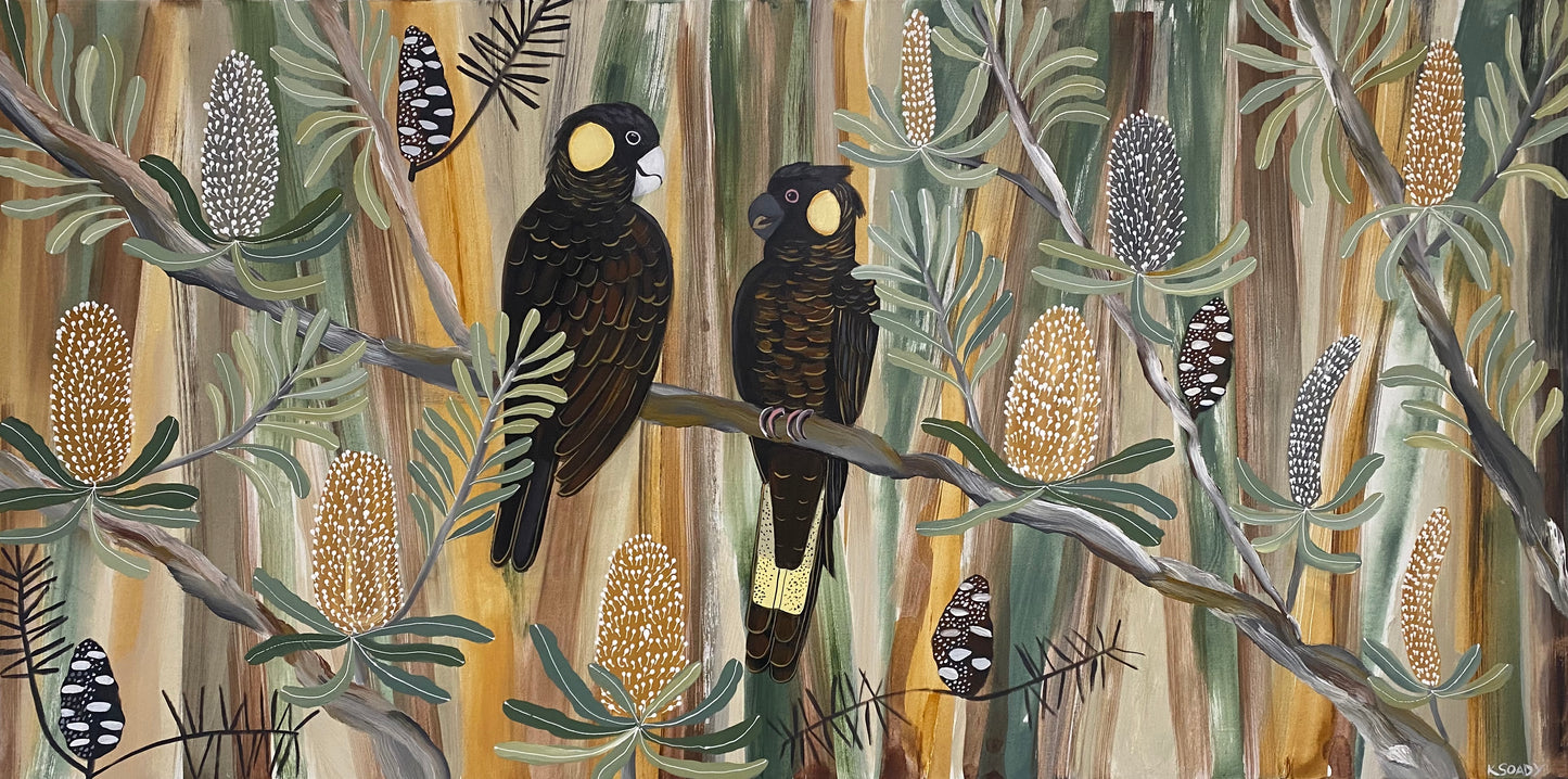 Winter Black Cockatoos