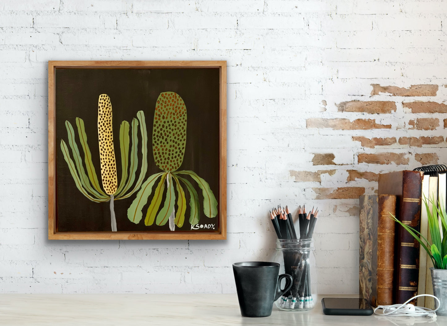 Evening Banksia and Pod #4