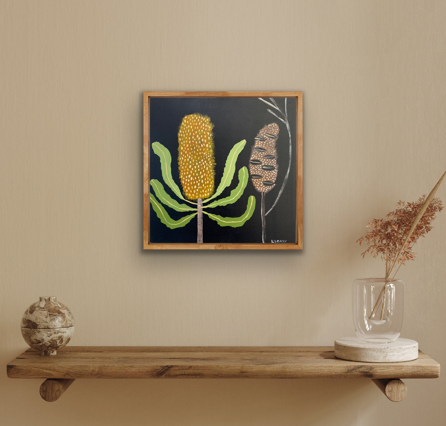 Midnight Banksia & Pod #1