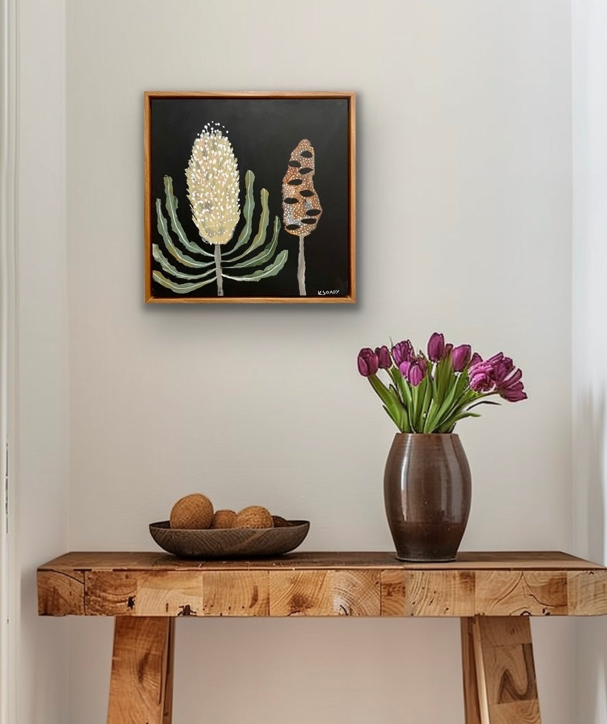 Midnight Banksia and Pod #2