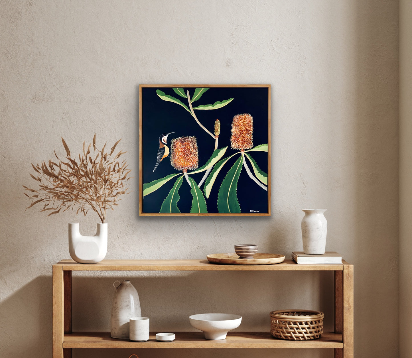 Eastern Spinebill and Robur