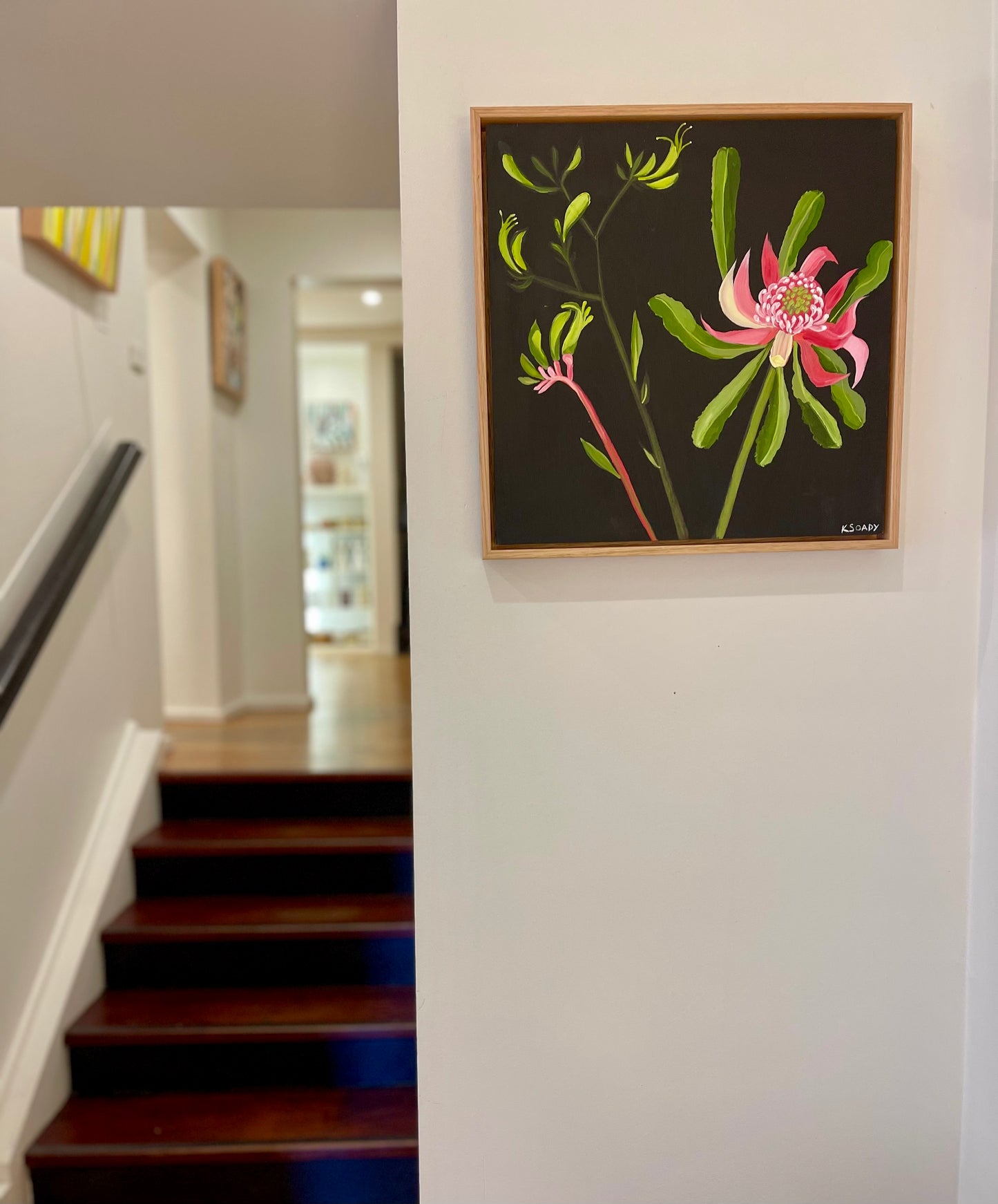Waratah and kangaroo Paw