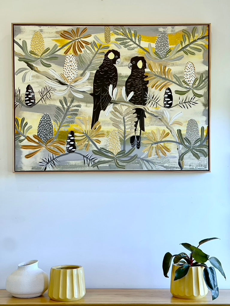 Autumn Natives and Black Cockatoos