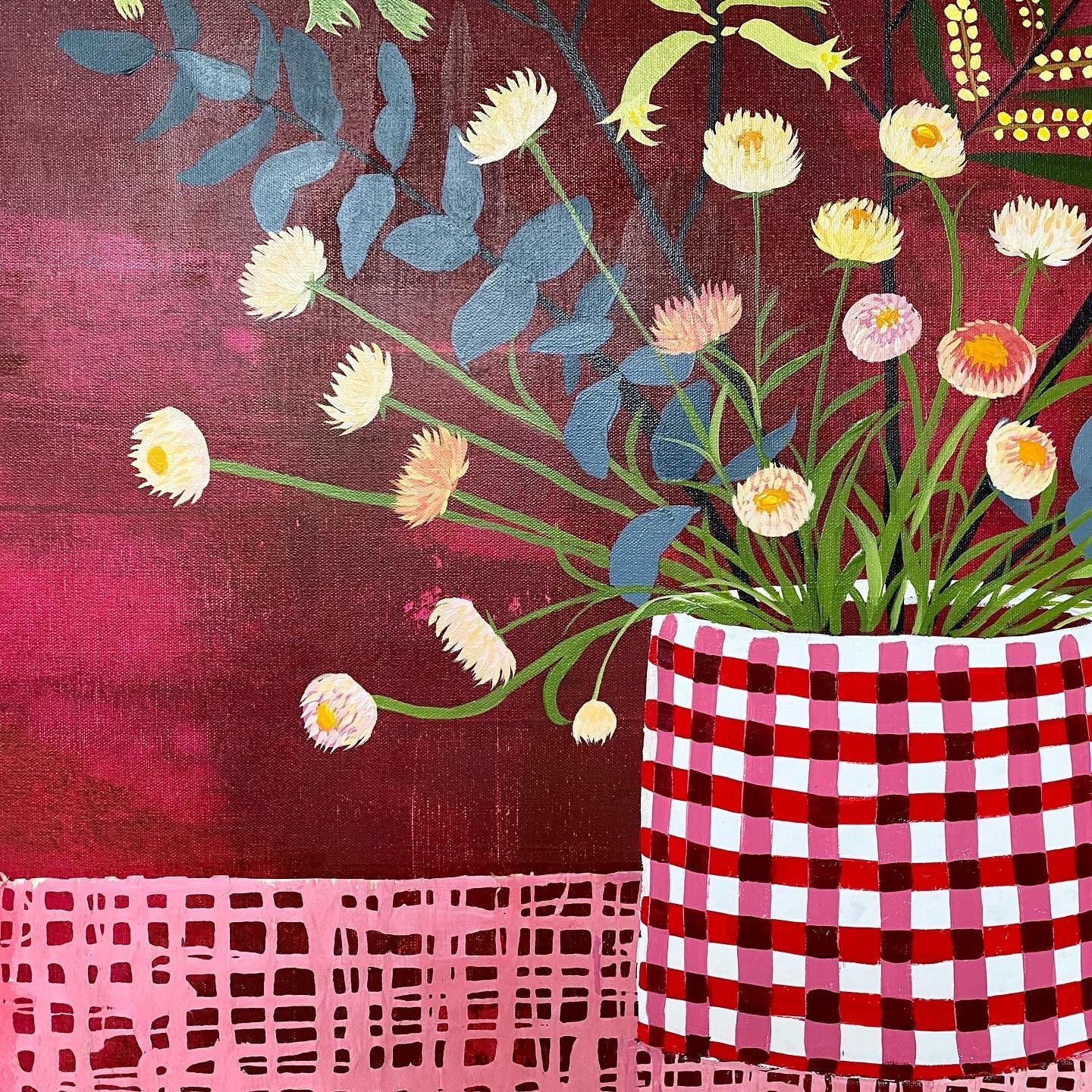 Still Life with Straw Flowers