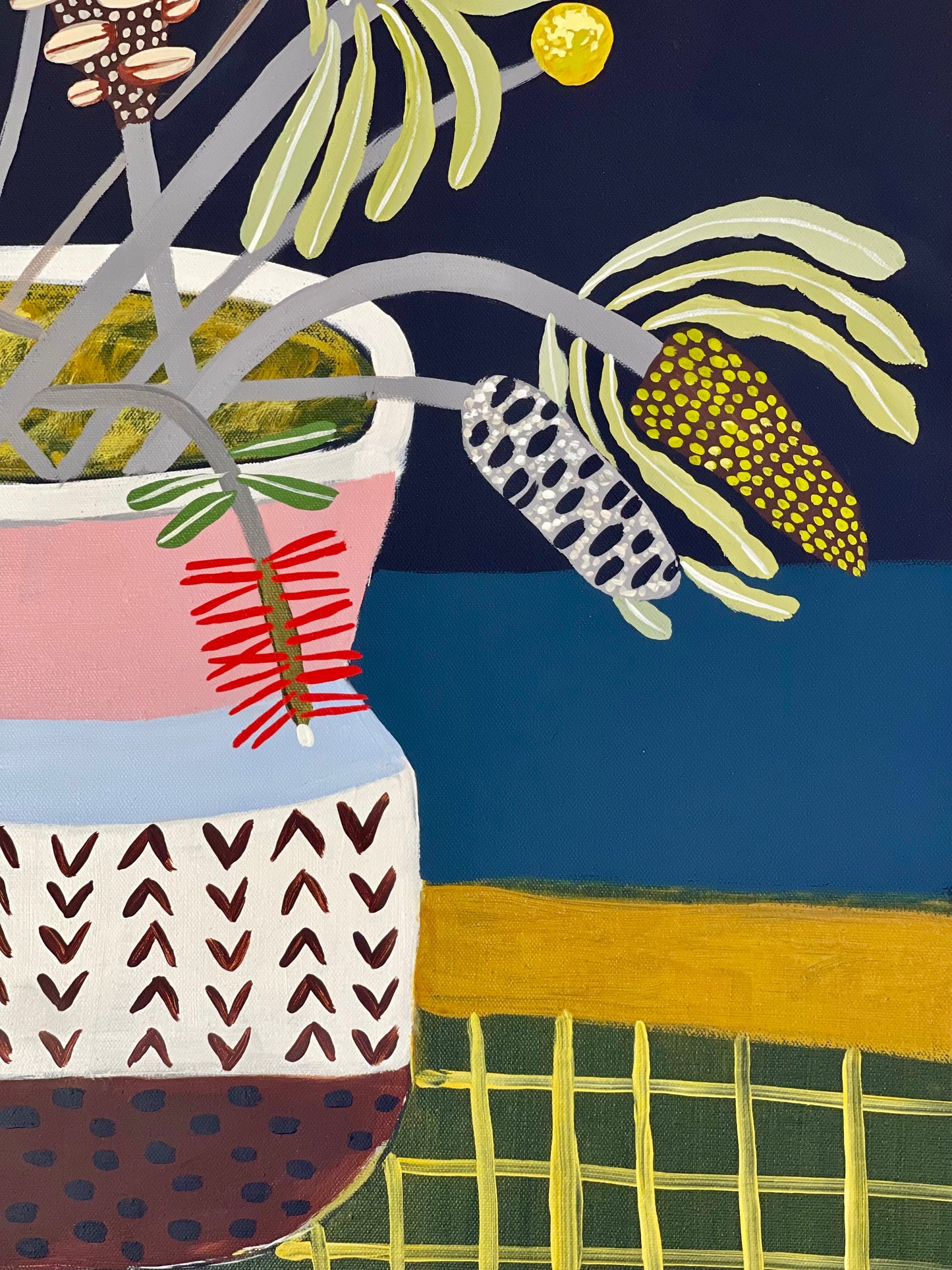Vase with Natives #2