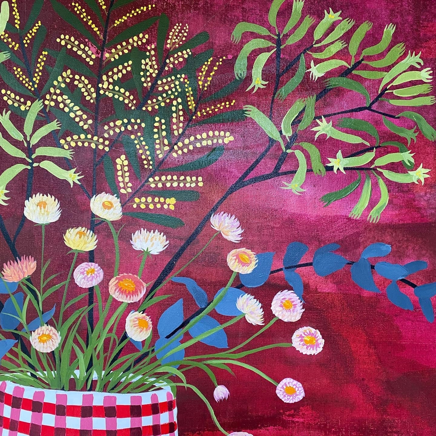 Still Life with Straw Flowers