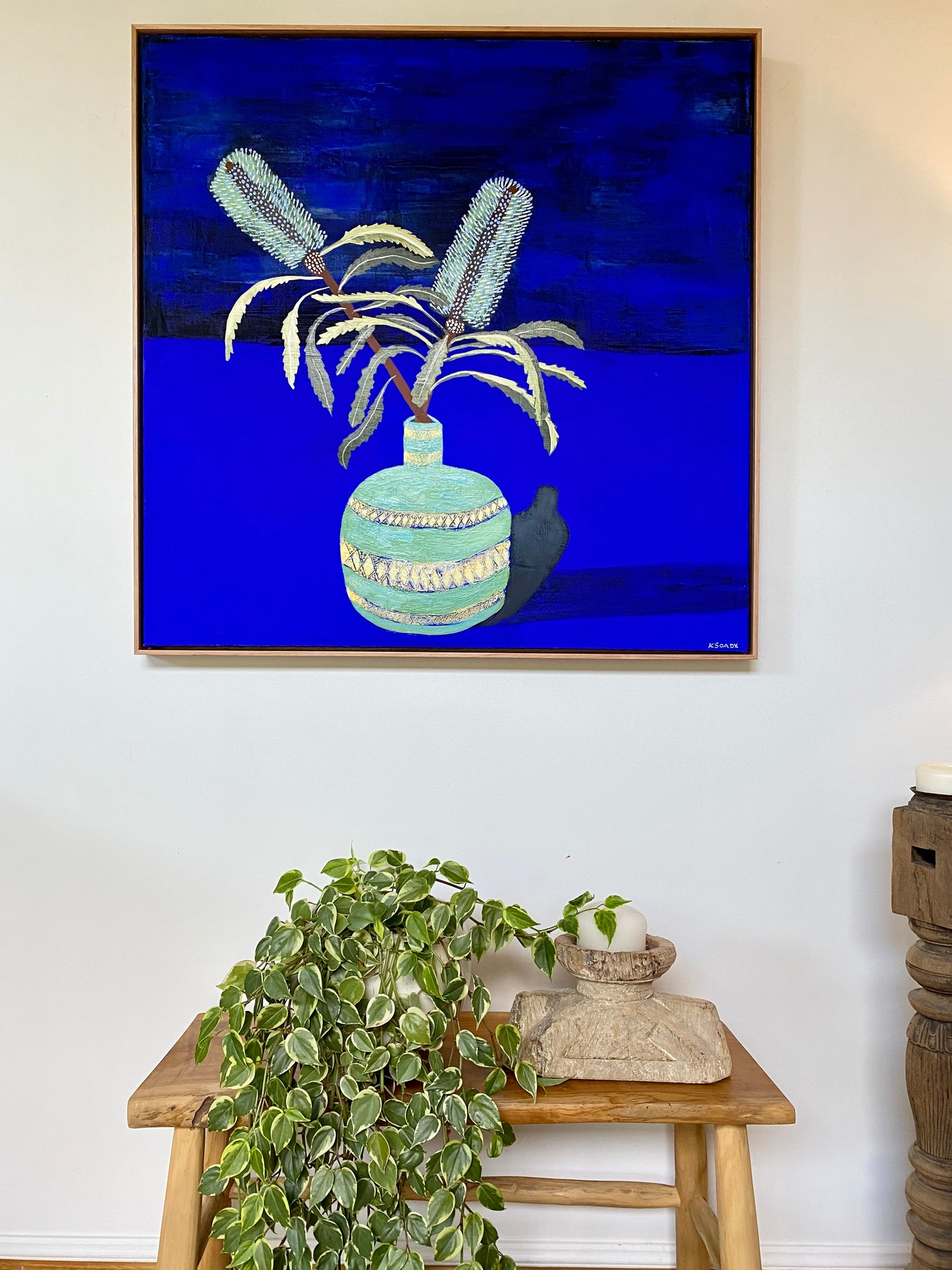 Luminous Blue Banksia