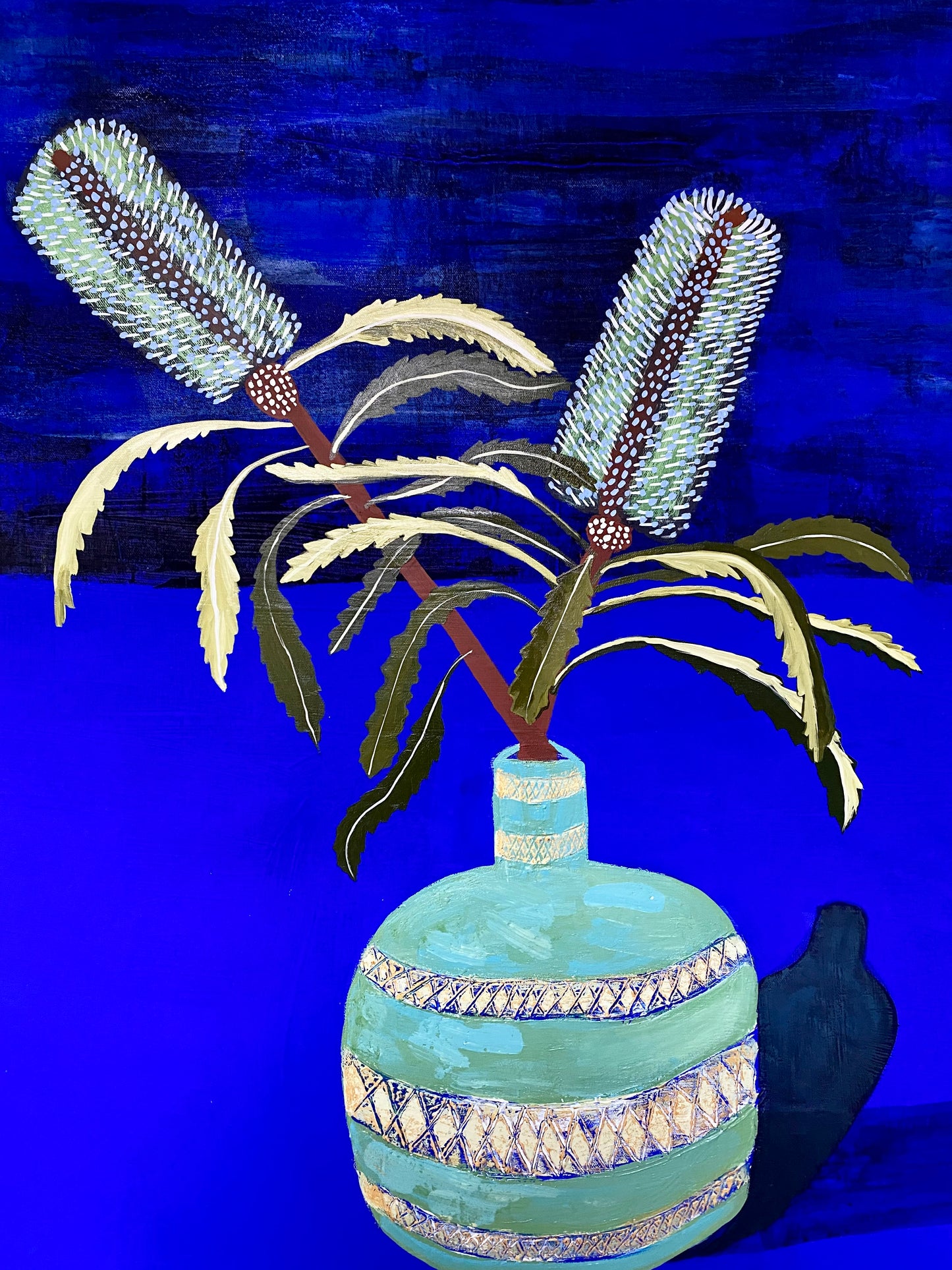Luminous Blue Banksia
