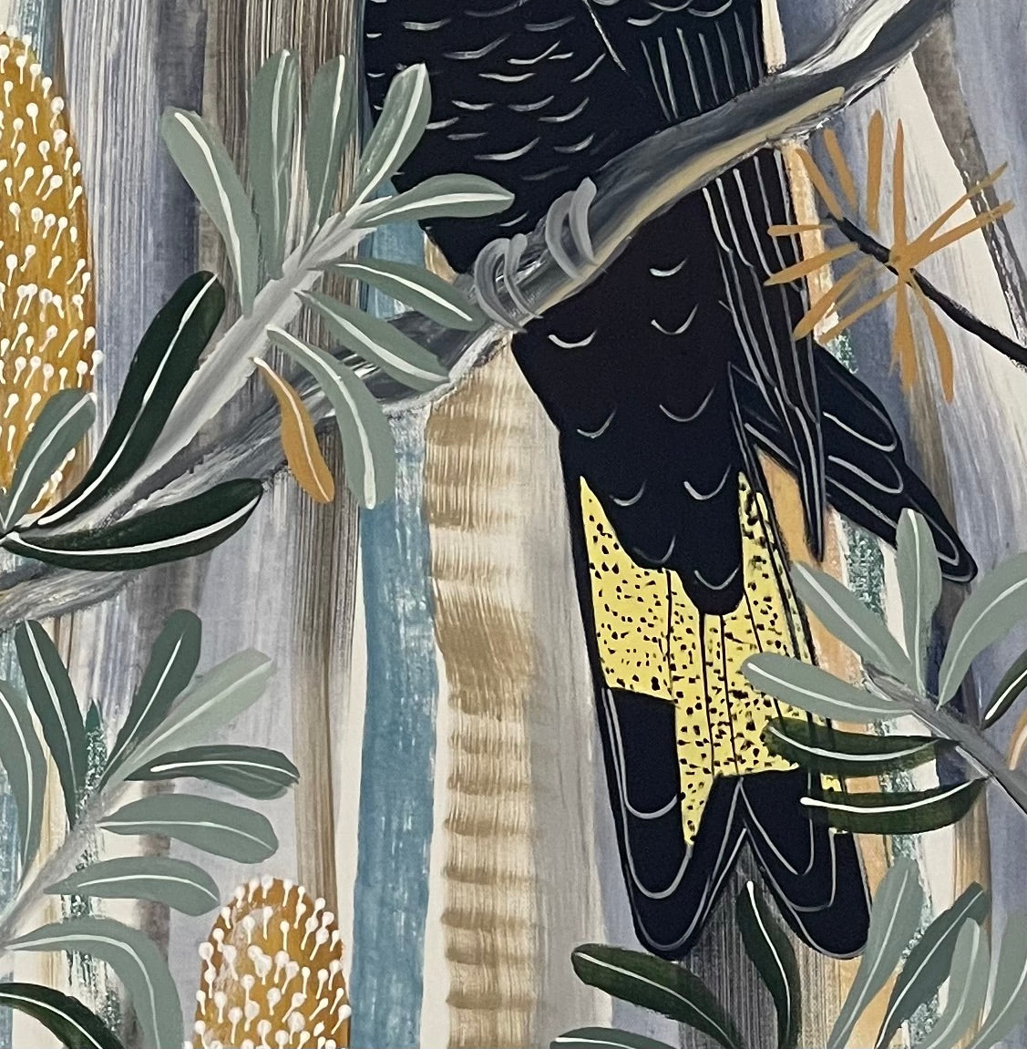 Black Cockatoo Blue Sky