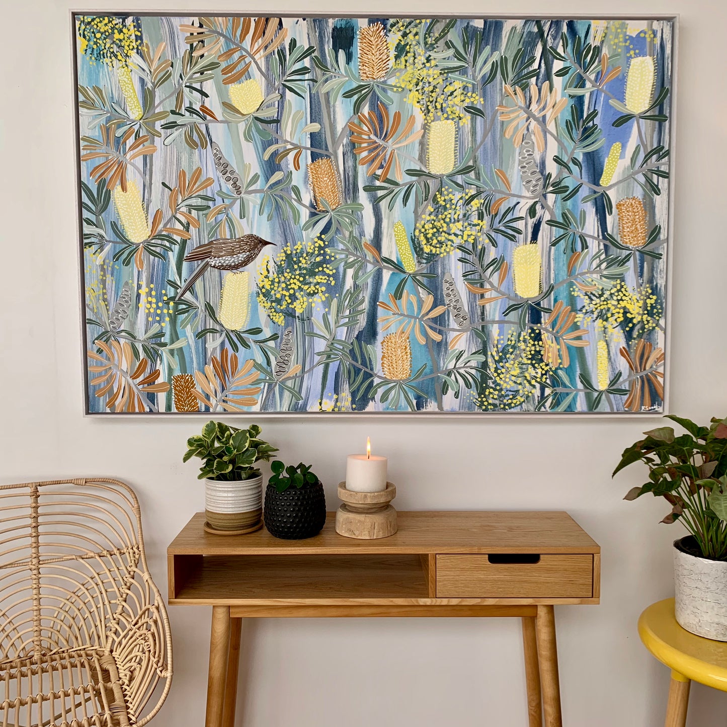 Acacia and the Wattlebird