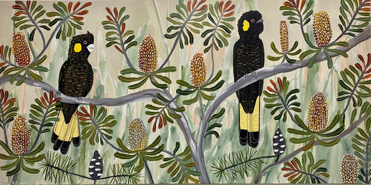 Autumn Black Cockatoos #7
