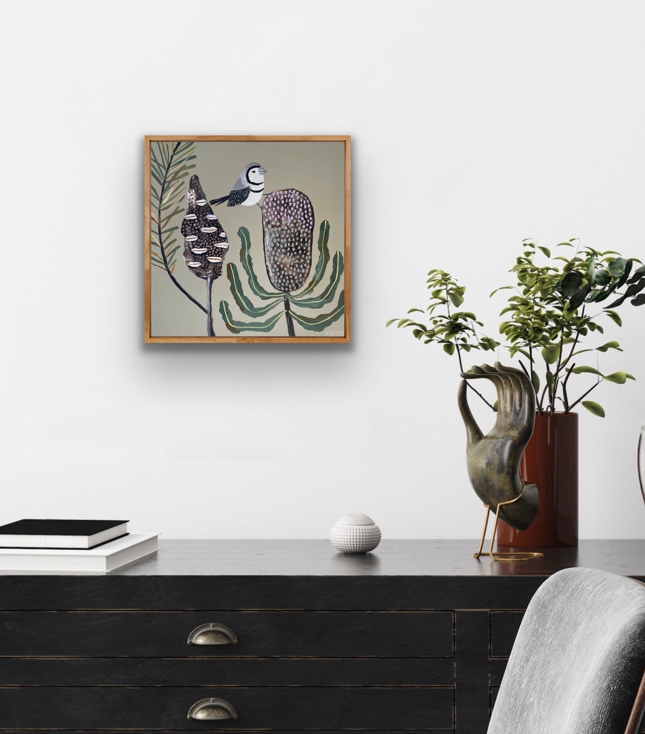 Finch and Banksia #1