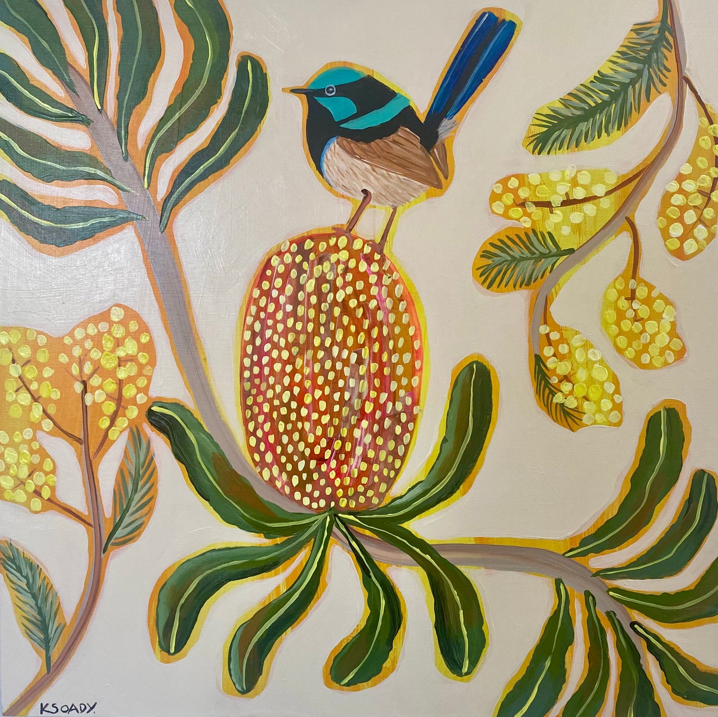 Fairy Wren & Natives #1