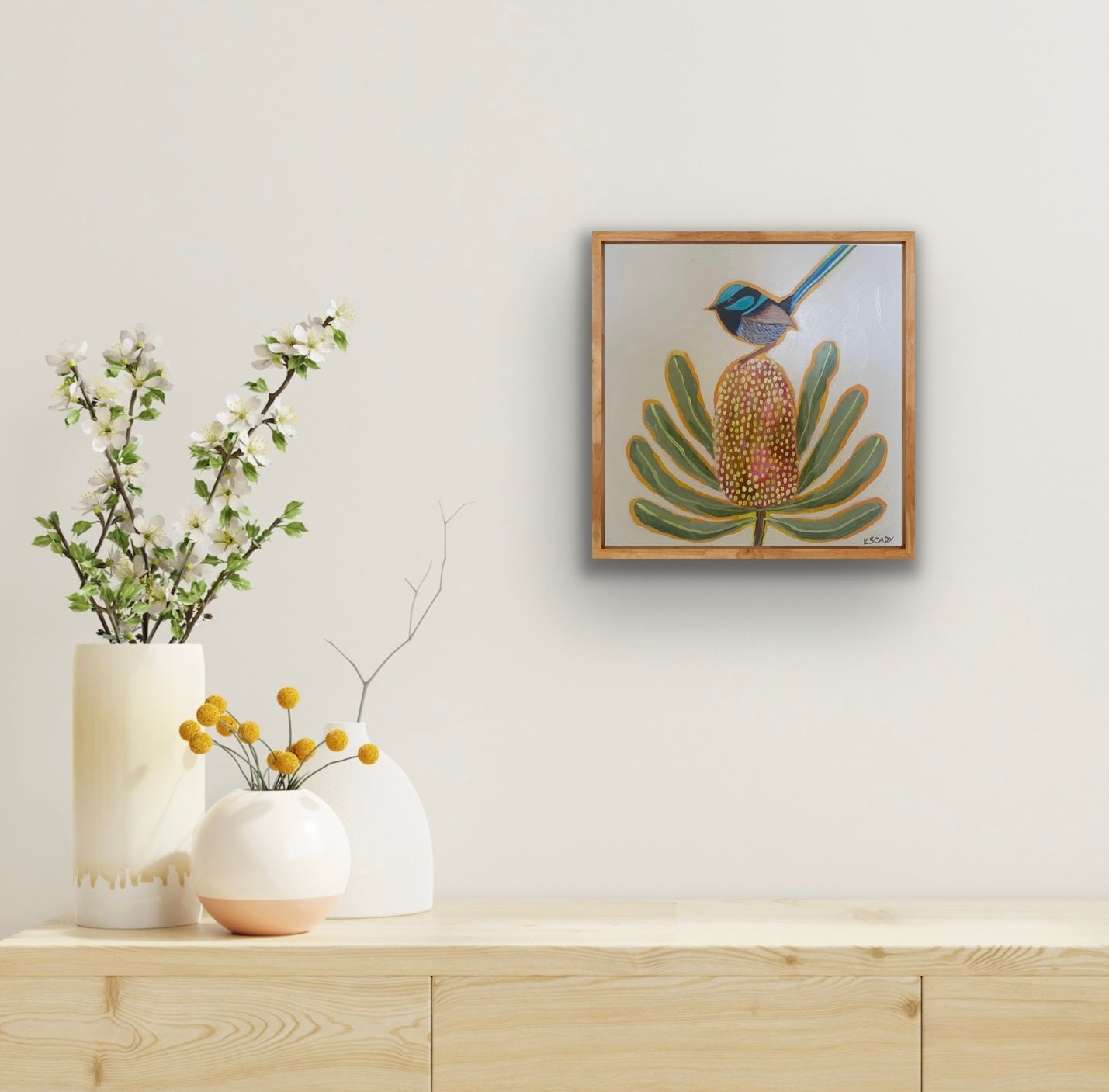 Banksia & Fairy Wren #1