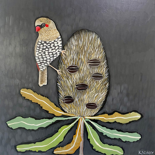 Firetail and Banksia