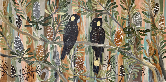 Black Cockatoos in Late Summer #2
