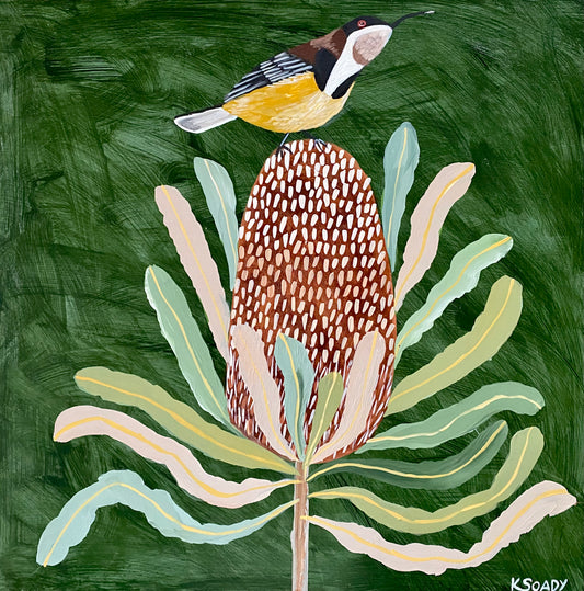 Banksia and Spinebill