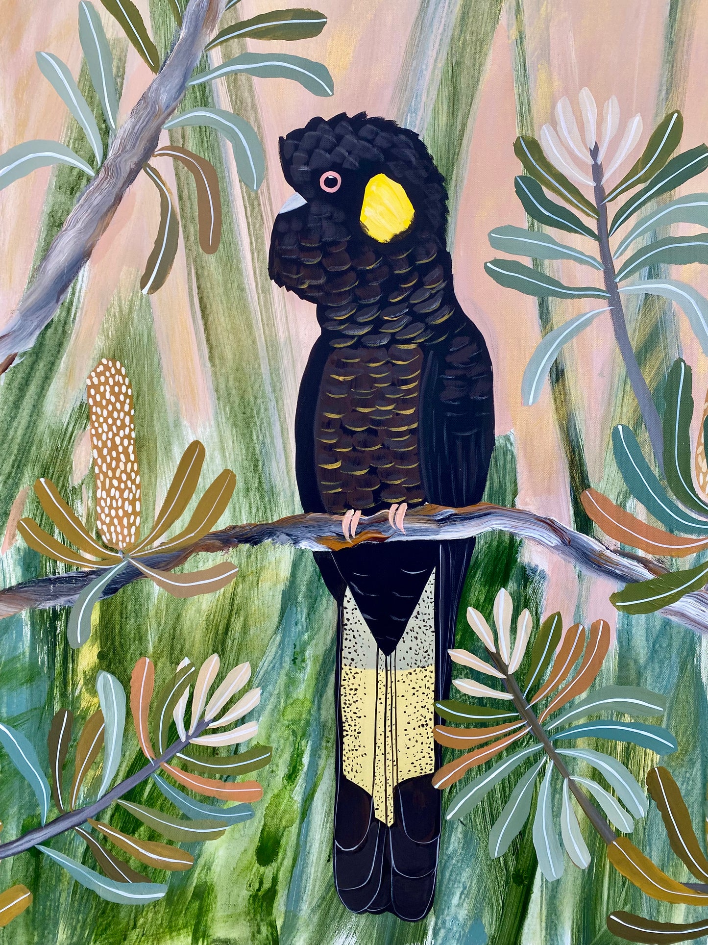 Black Cockatoos at Golden Hour #3