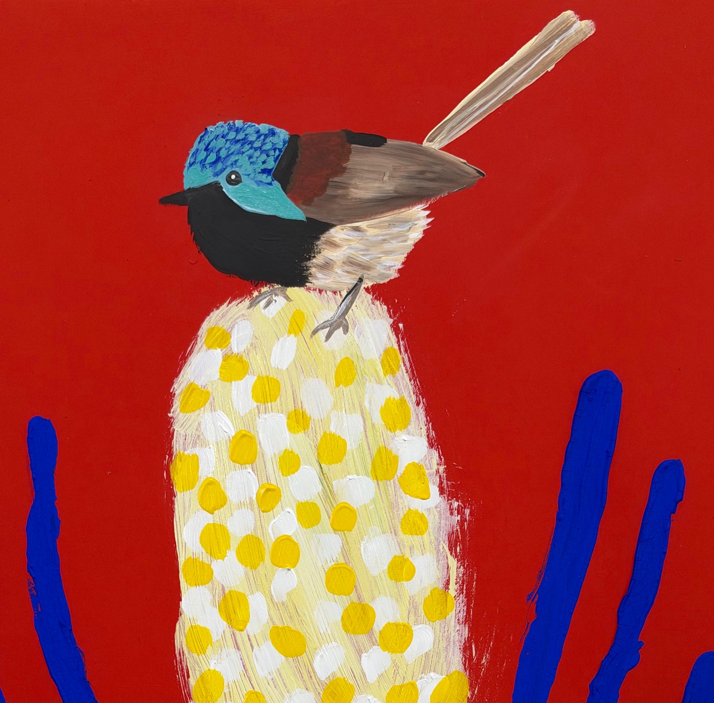 Fairy Wren and Banksia #2