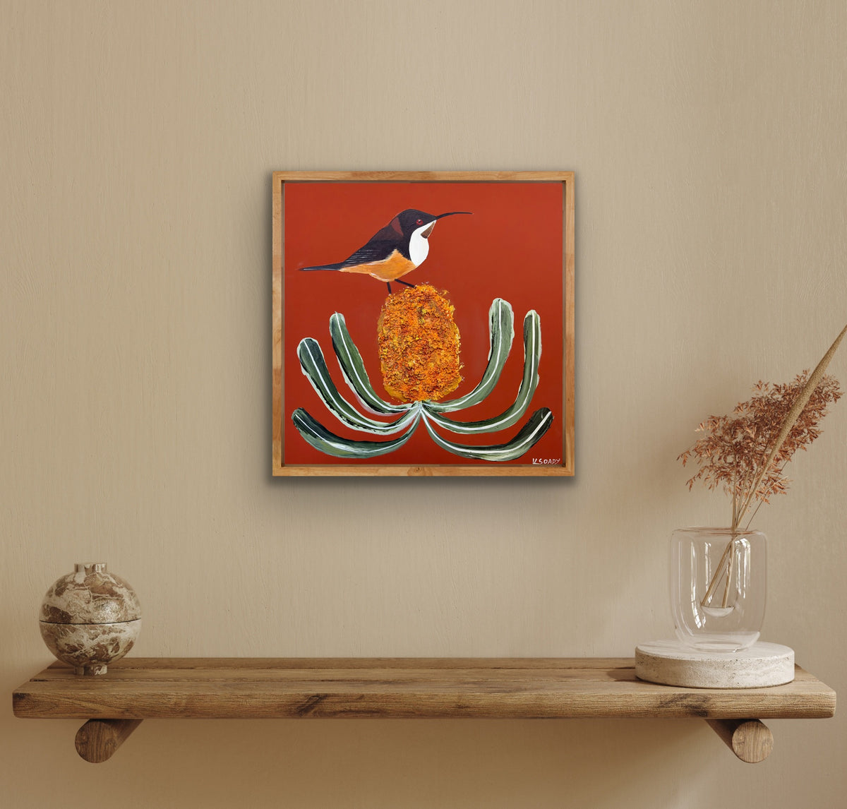 Spinebill and Banksia #2