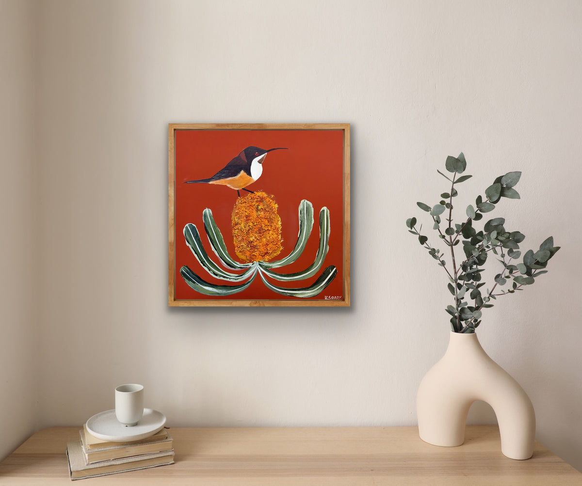 Spinebill and Banksia #2