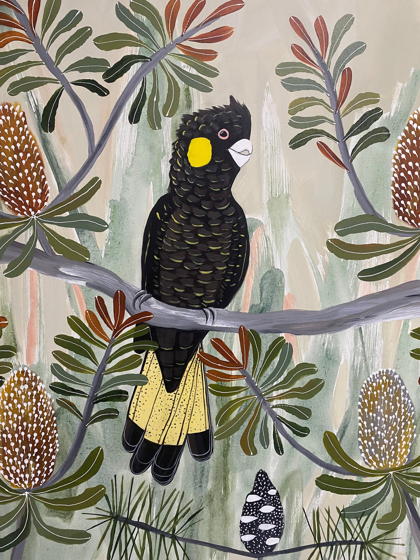 Autumn Black Cockatoos #7
