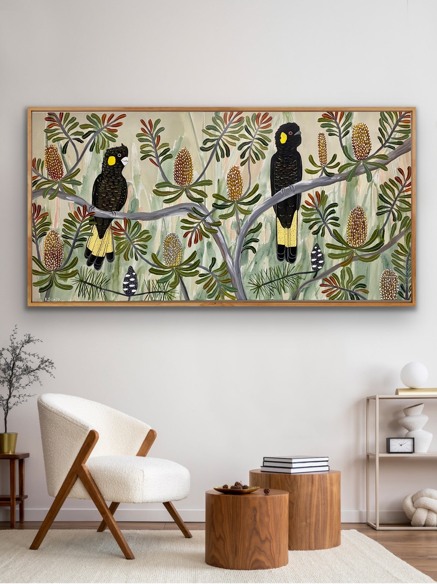 Autumn Black Cockatoos #7