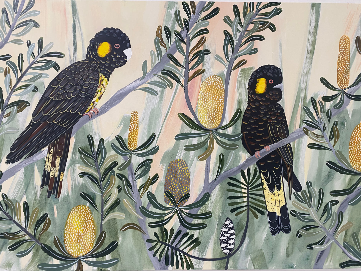 Autumn Black Cockatoos #8