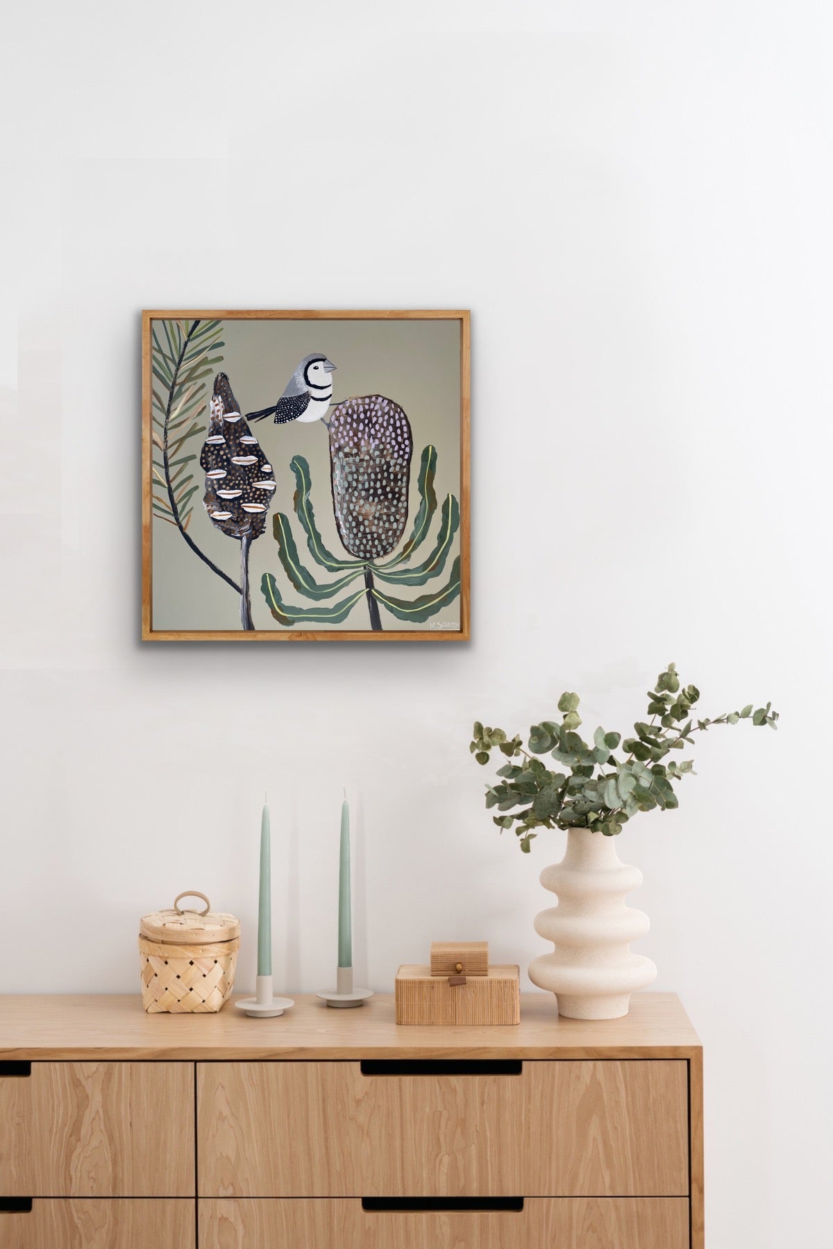 Finch and Banksia #1