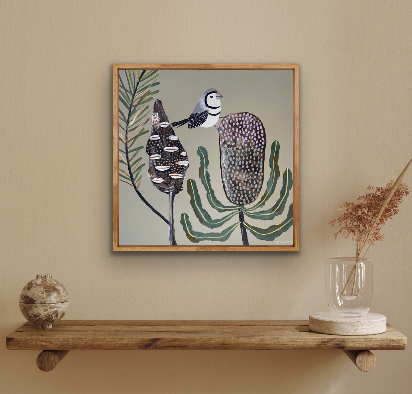 Finch and Banksia #1