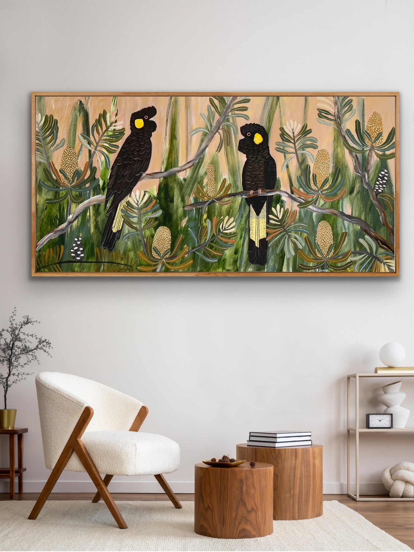Black Cockatoos at Golden Hour #3