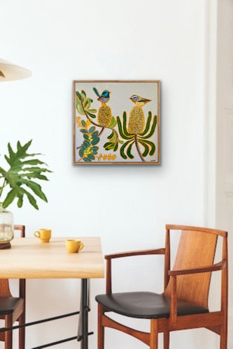 Fairy Wren and Pardalote in the Natives #2