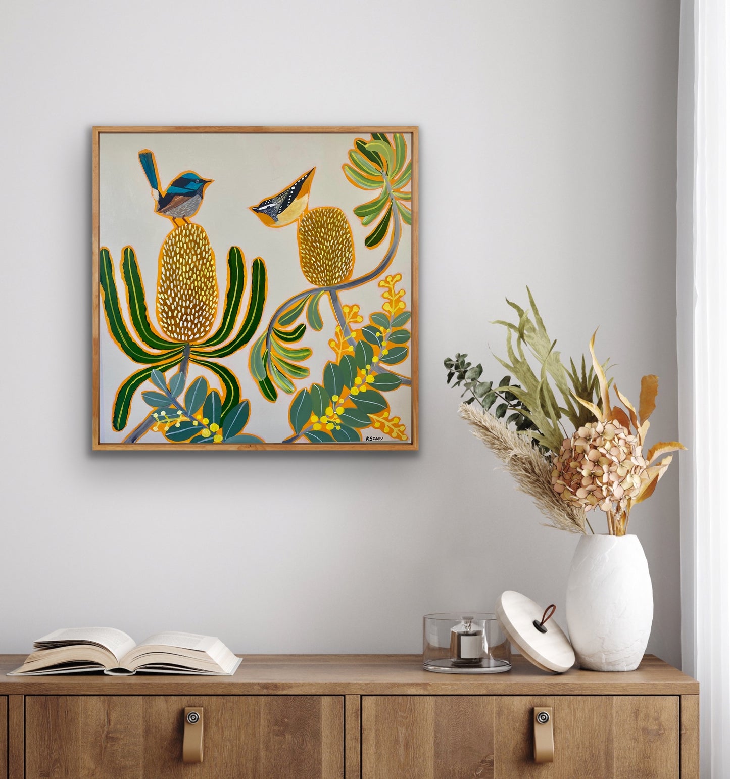 Fairy wren and Pardalote in the Natives