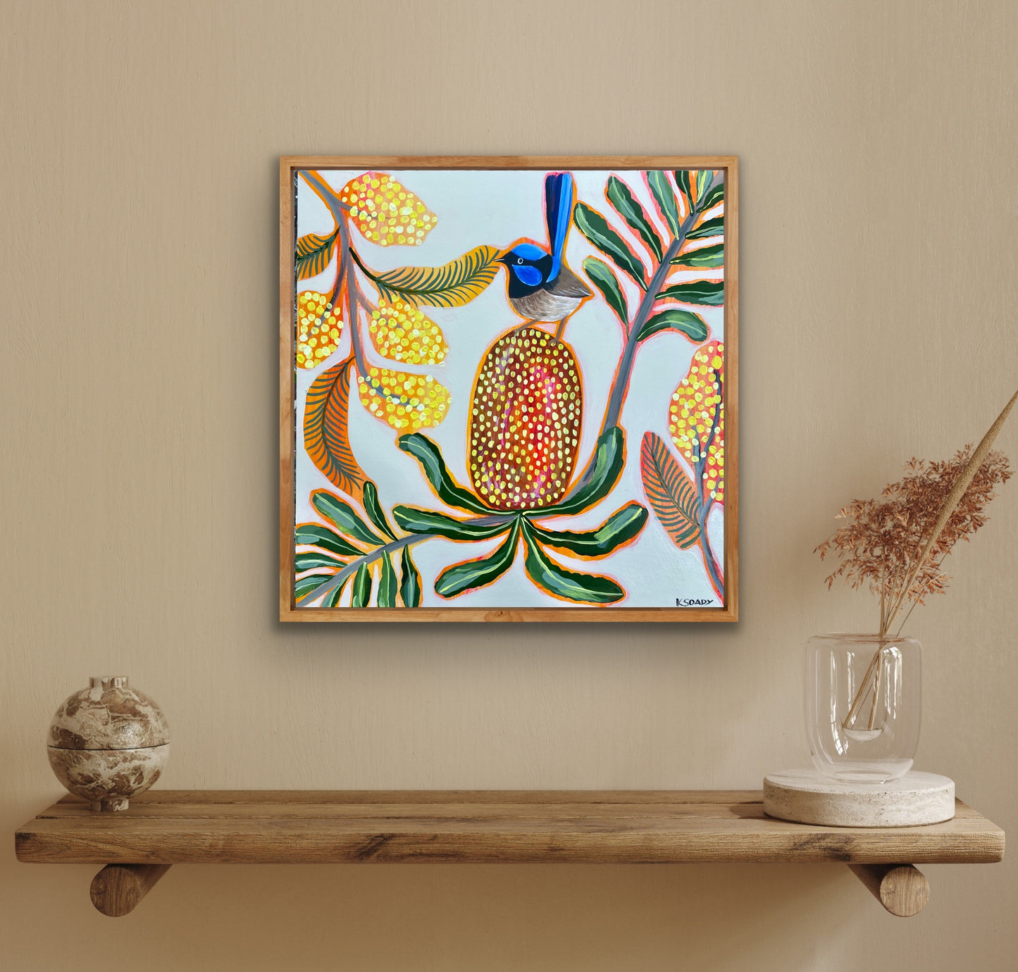 Fairy Wren and Natives #3