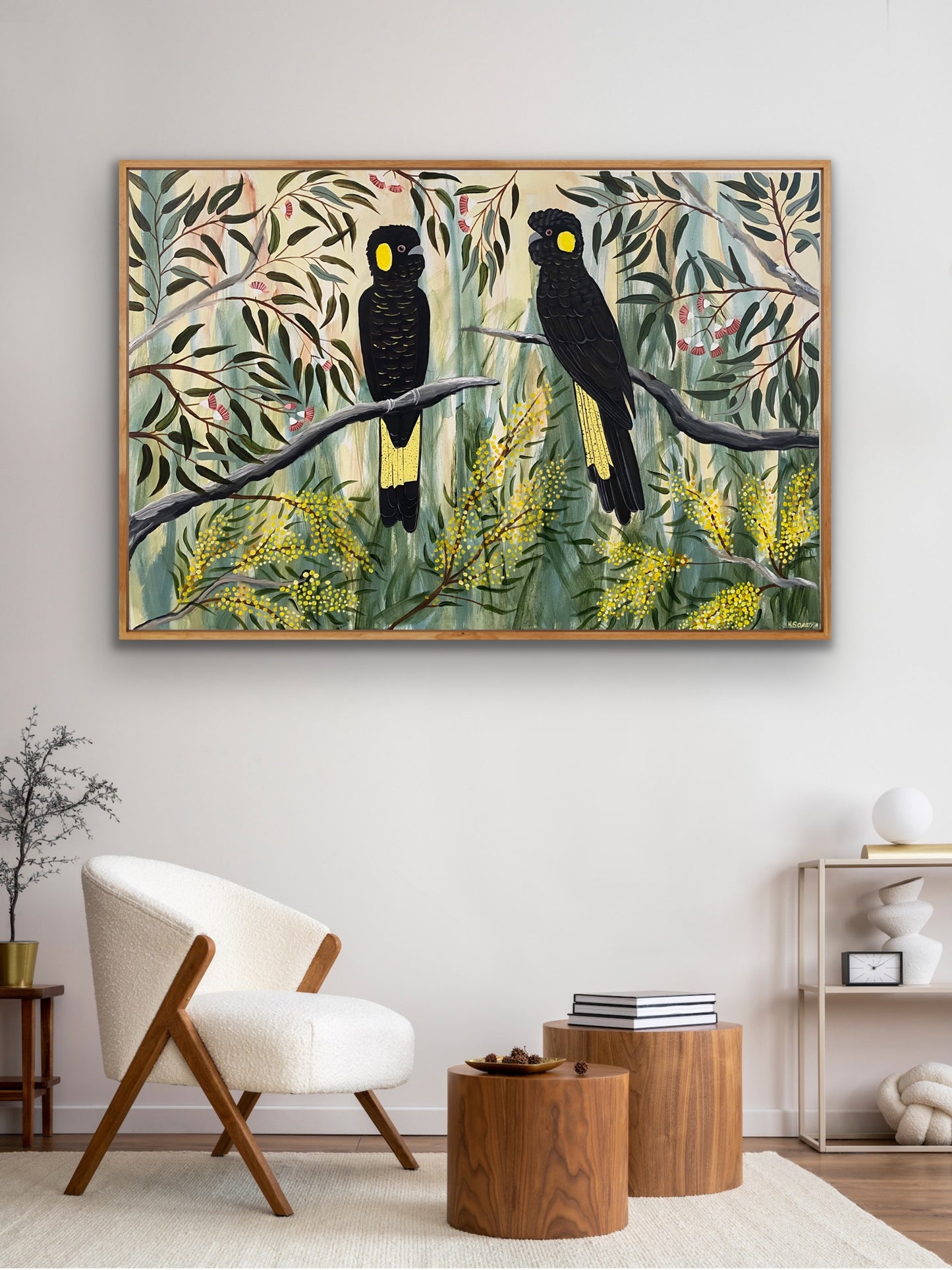 Black Cockatoos in the Natives #2