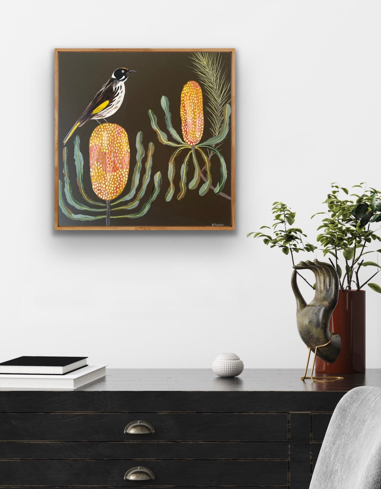 Banksias & Honeyeater #1